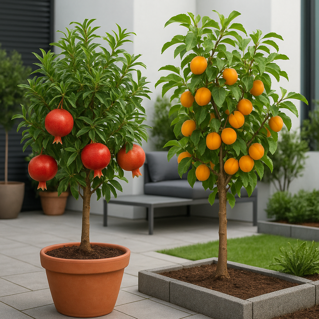 Terrace Garden Fruit Plants